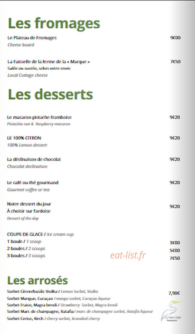 Le Héron Cendré — carte page 6