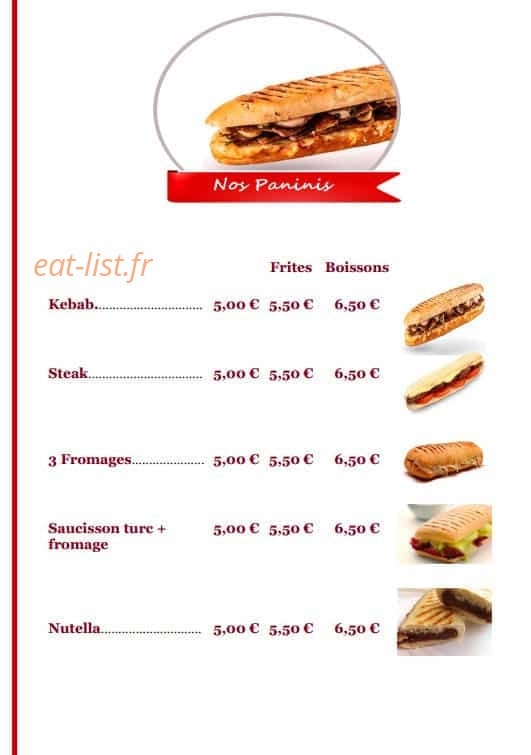 Roza Kebab — carte page 3