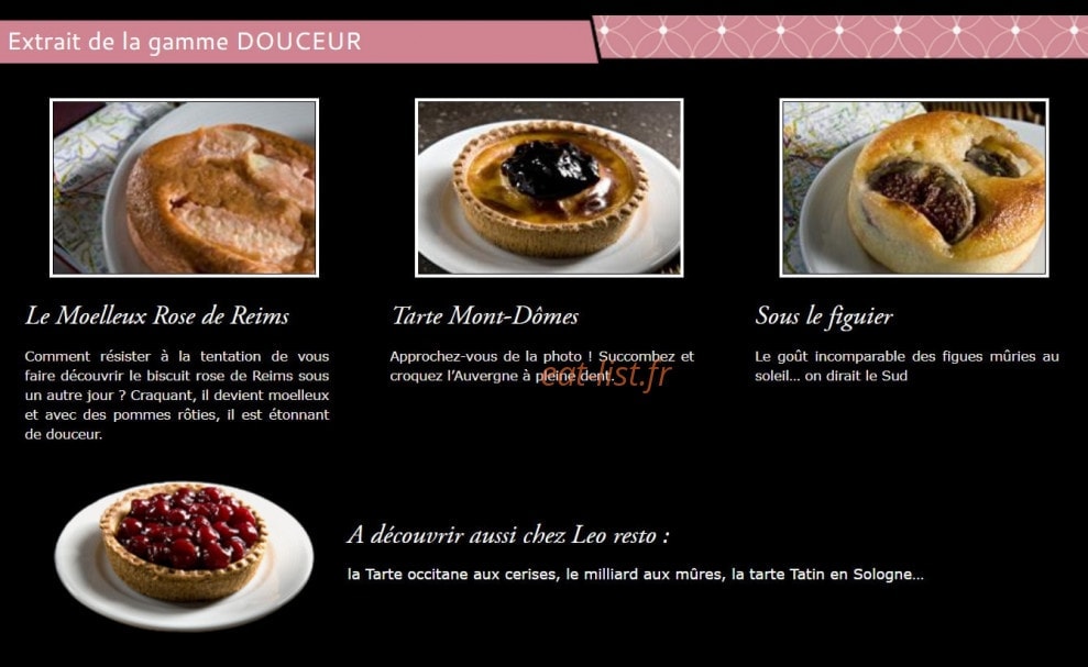 Leo Resto — carte page 4