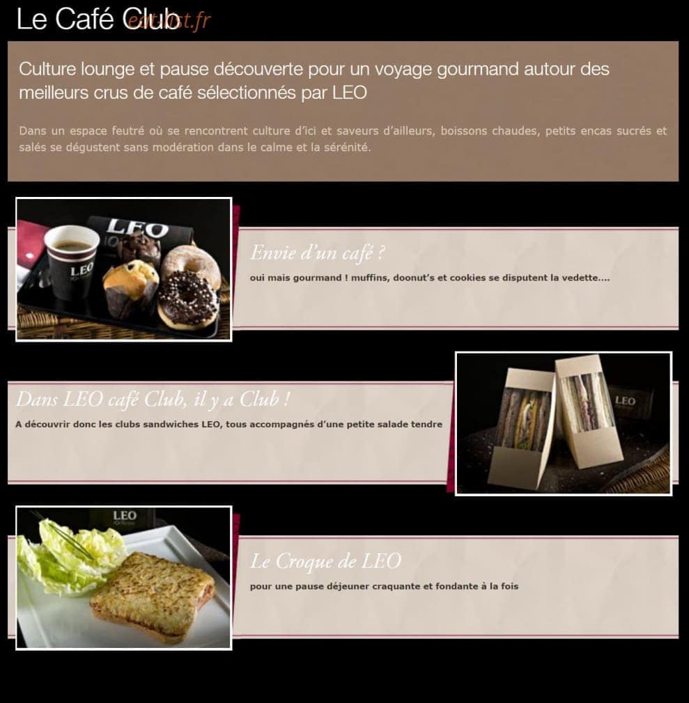 Leo Resto — carte page 5