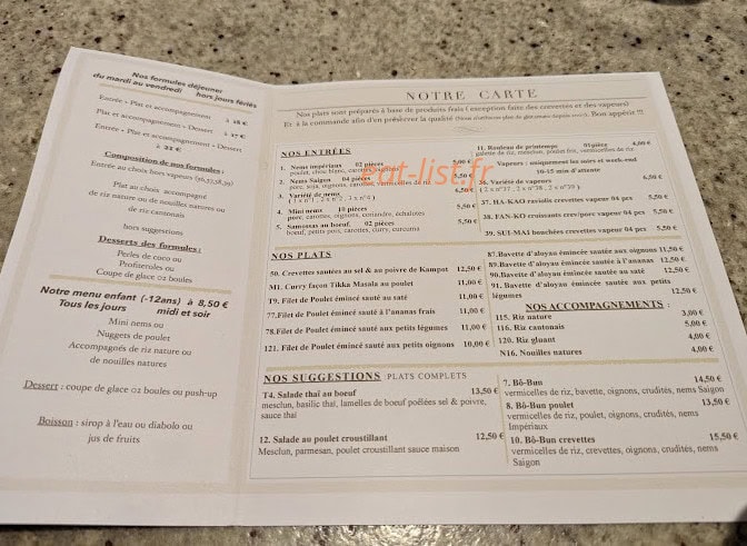 Baguette d'Or — carte page 1