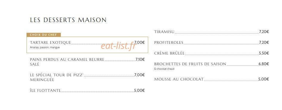 La tour de pizz' — carte page 7
