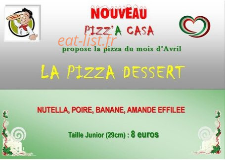 Pizz'a casa — carte page 3