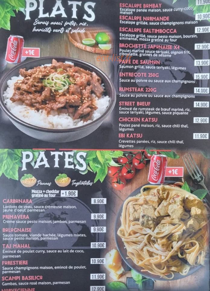 Tn Food — carte page 2