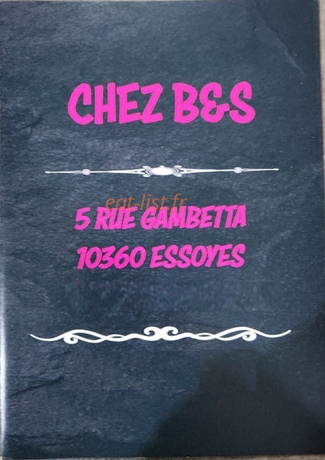 Chez B&S — carte page 1