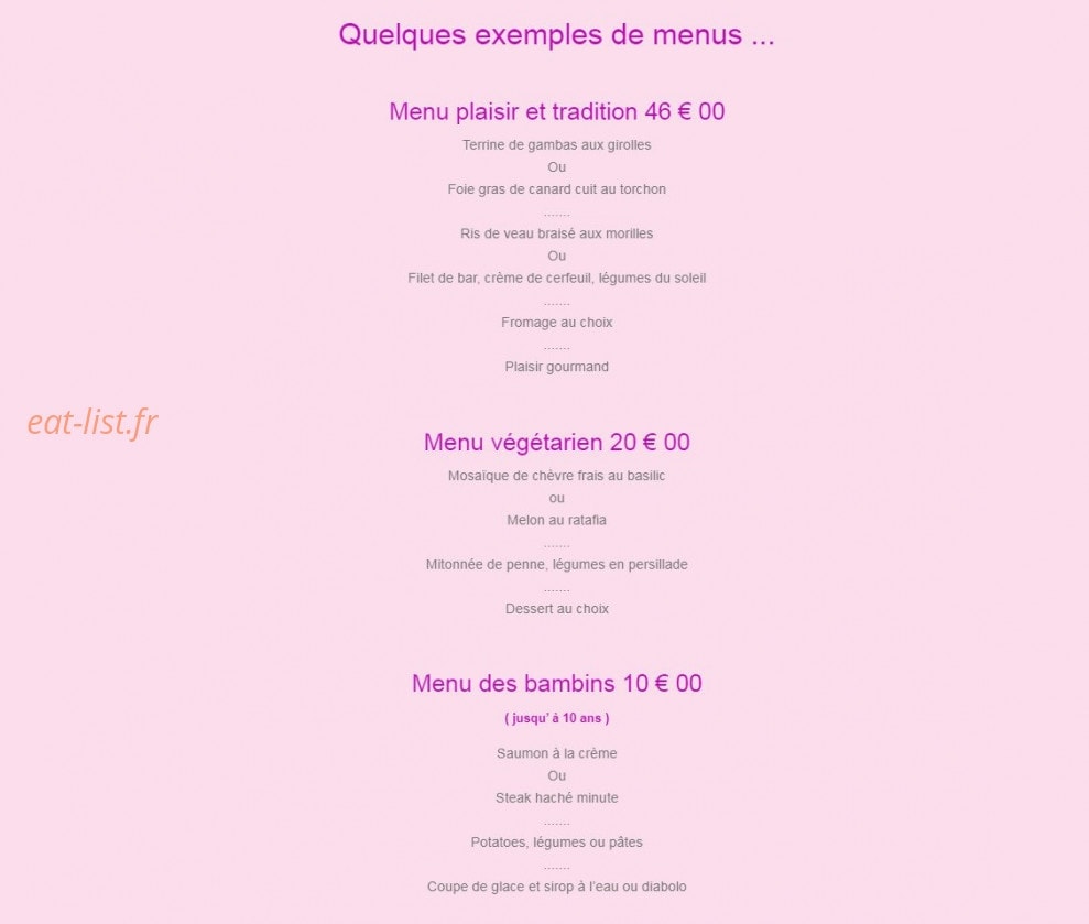 Les Demoiselles — carte page 2