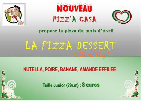Pizz'a casa — carte page 3