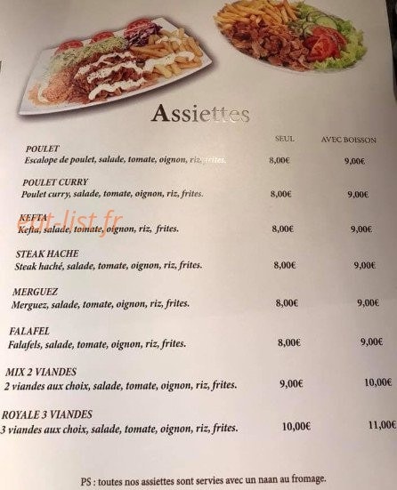 Le Coin Gourmand — carte page 7