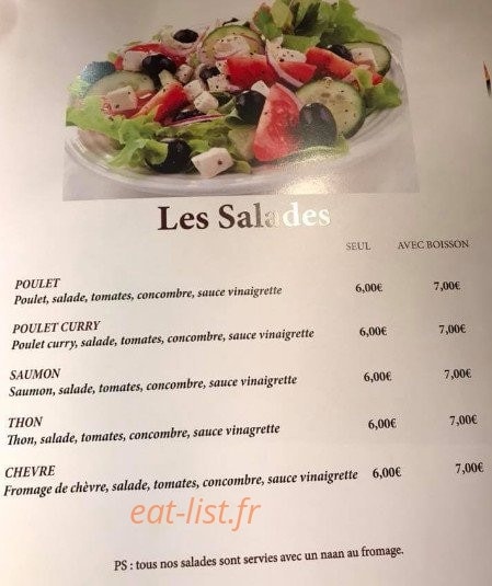 Le Coin Gourmand — carte page 6