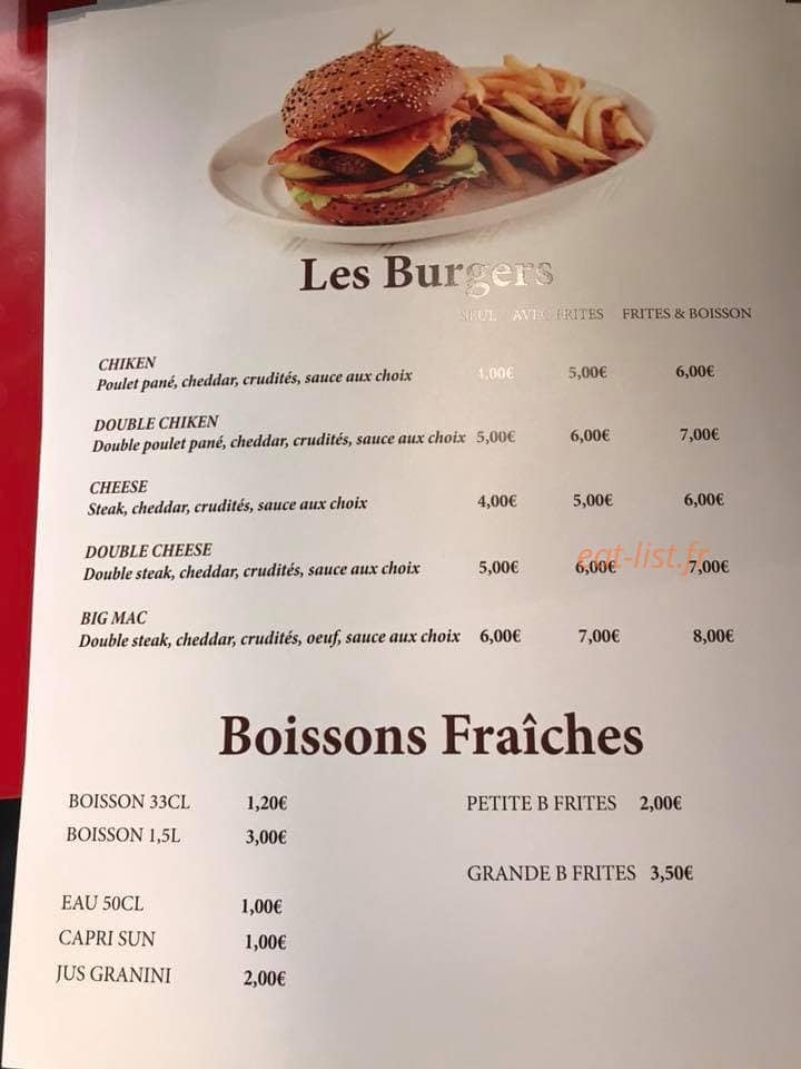 Le Coin Gourmand — carte page 4