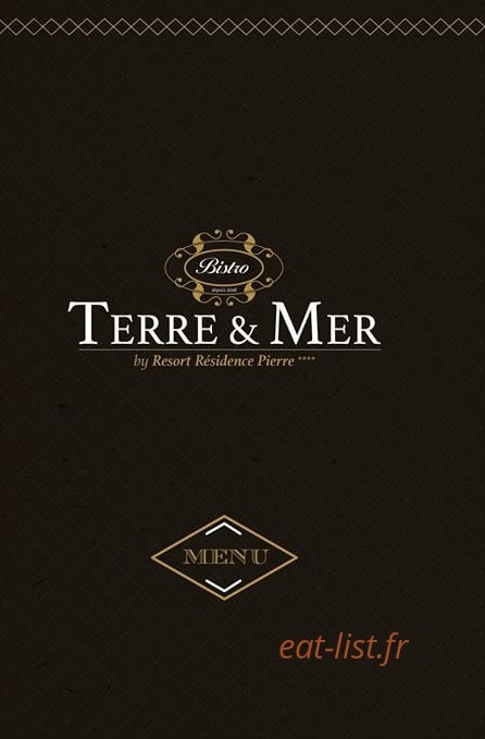 Carte et menu Bistro Terre & Mer Rosieres Pres Troyes