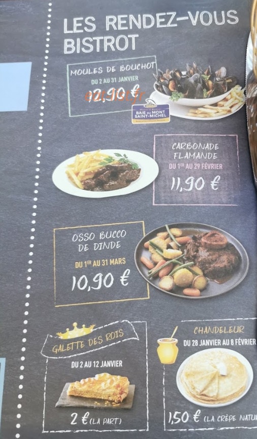 Chez Pascalou — carte page 1