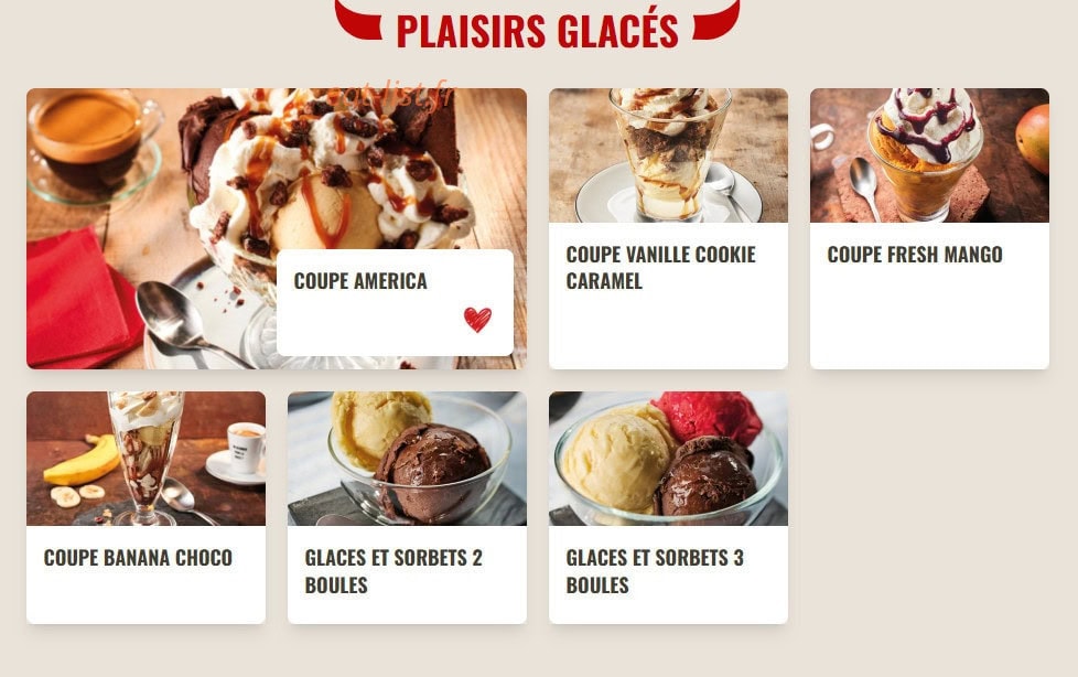 Carte et menu de Buffalo Grill à La Chapelle Saint Luc — Les plaisirs glacés