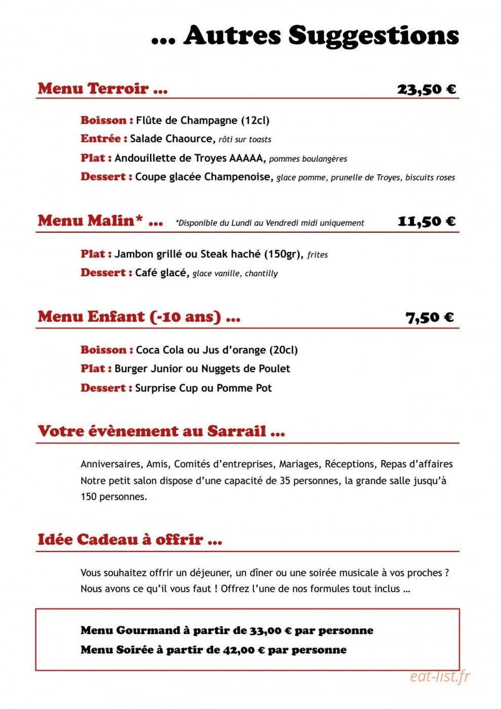 Le Sarrail — carte page 5