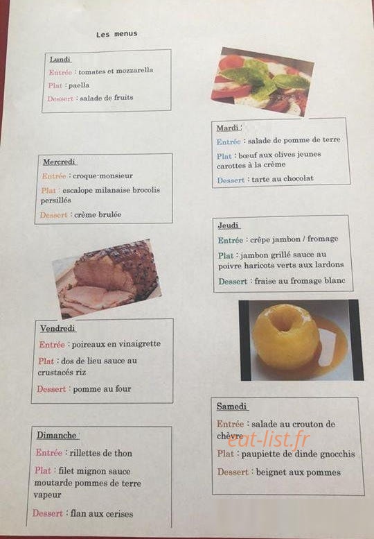 Les Terrasses — carte page 1