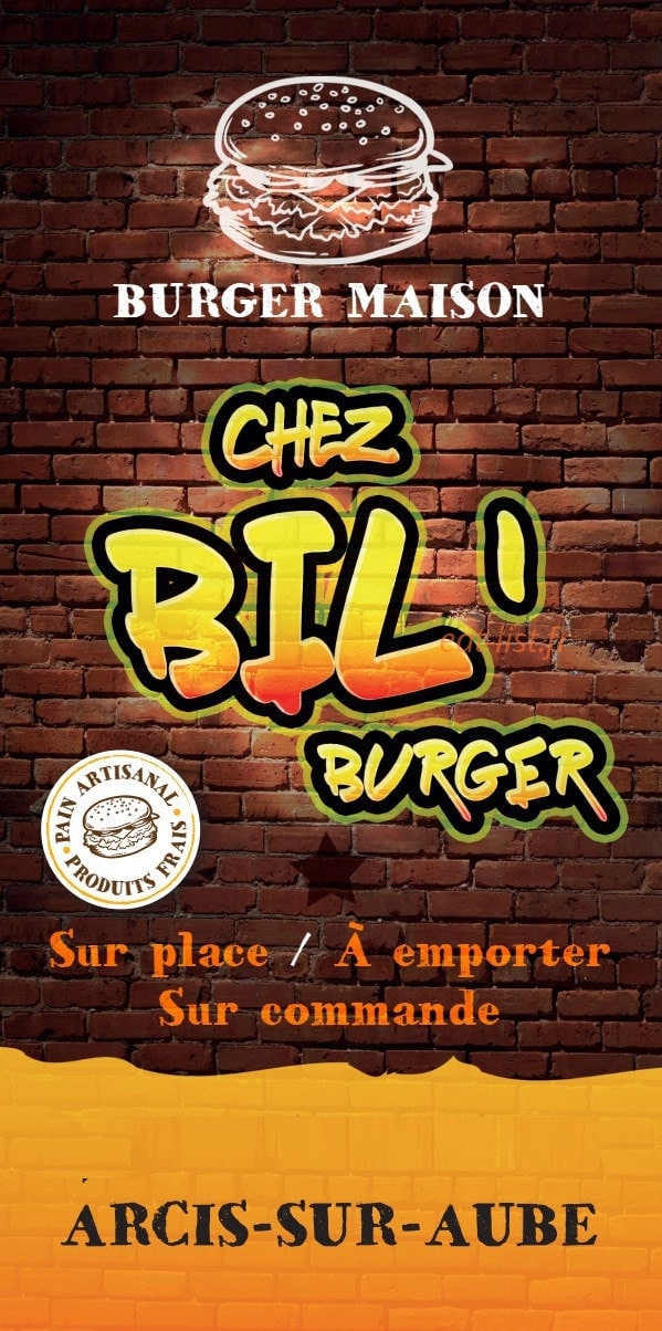 Chez Bil' burger — carte page 1