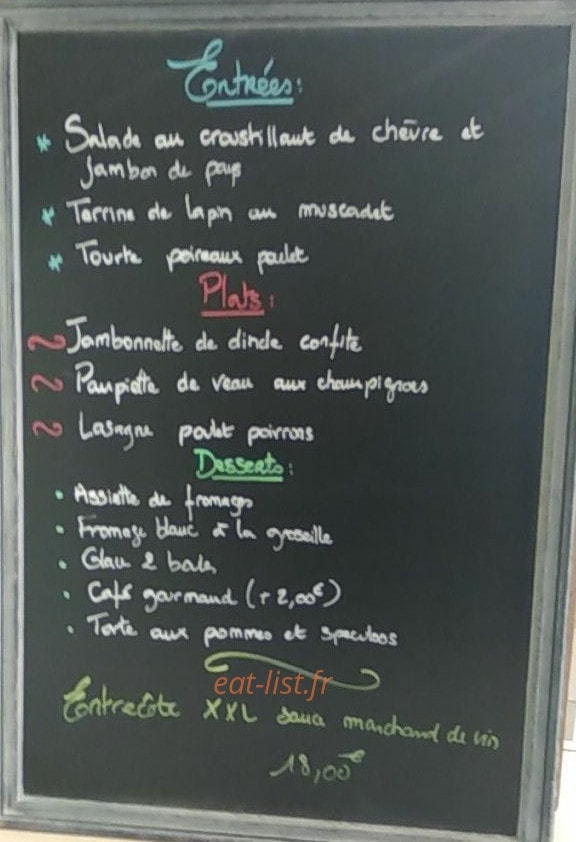 La Pomme d'Or — carte page 1