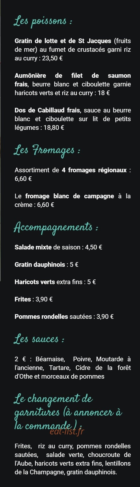 Le Pan de Bois — carte page 9