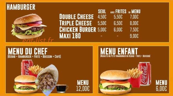 Alaturka Kebab — carte page 3