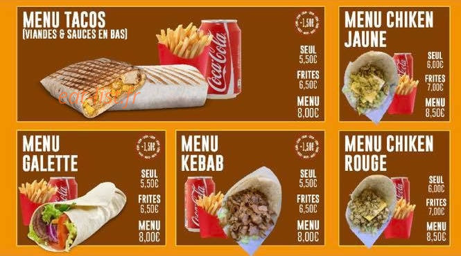 Alaturka Kebab — carte page 2