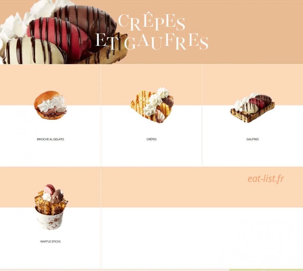 Amorino — carte page 6