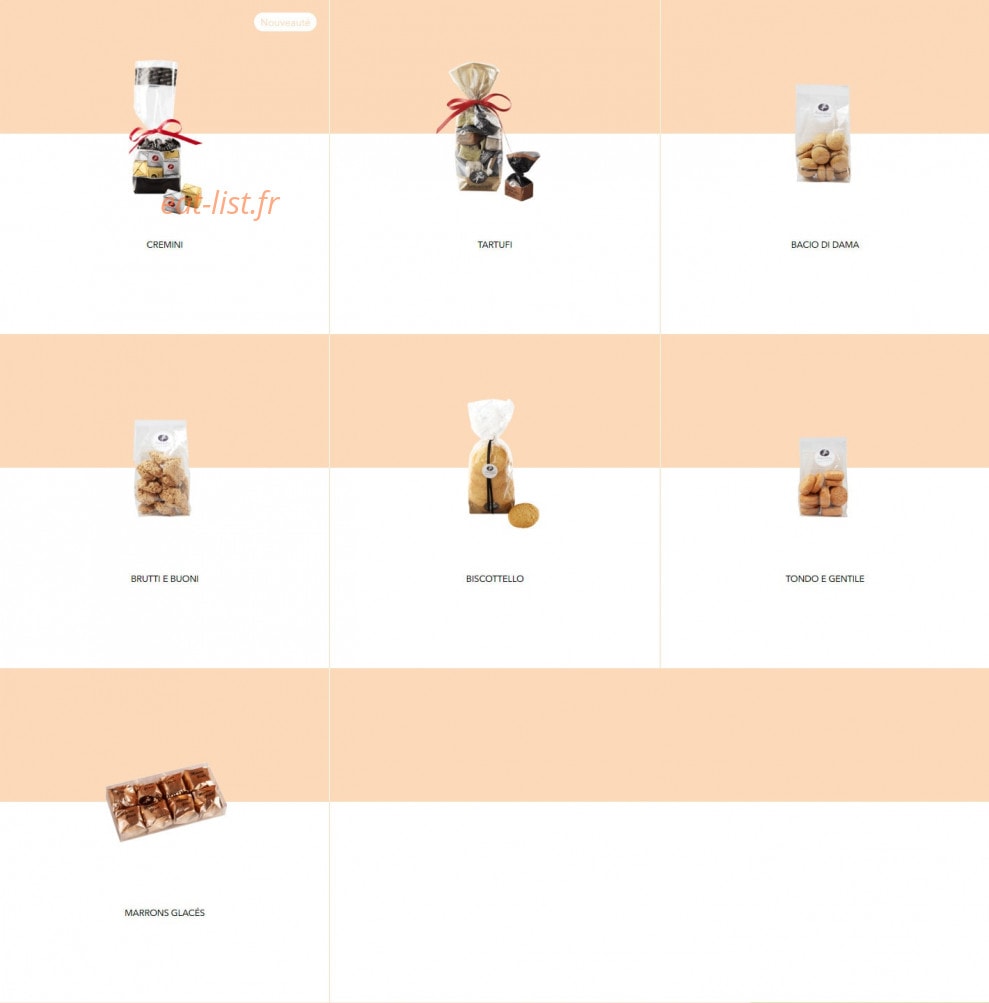Amorino — carte page 12