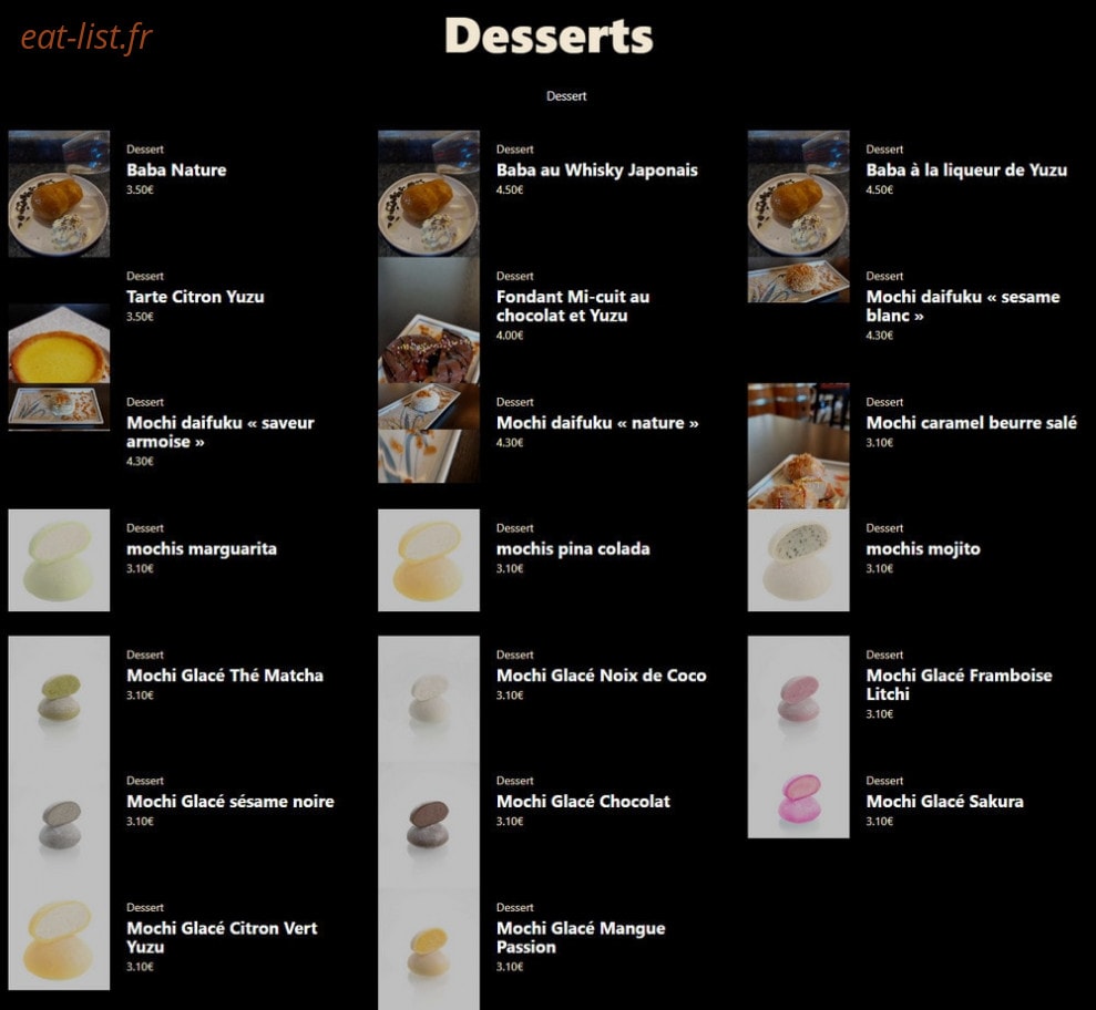 An Sushi — carte page 10
