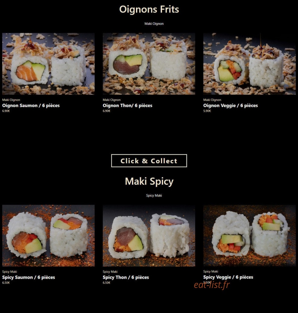 An Sushi — carte page 6