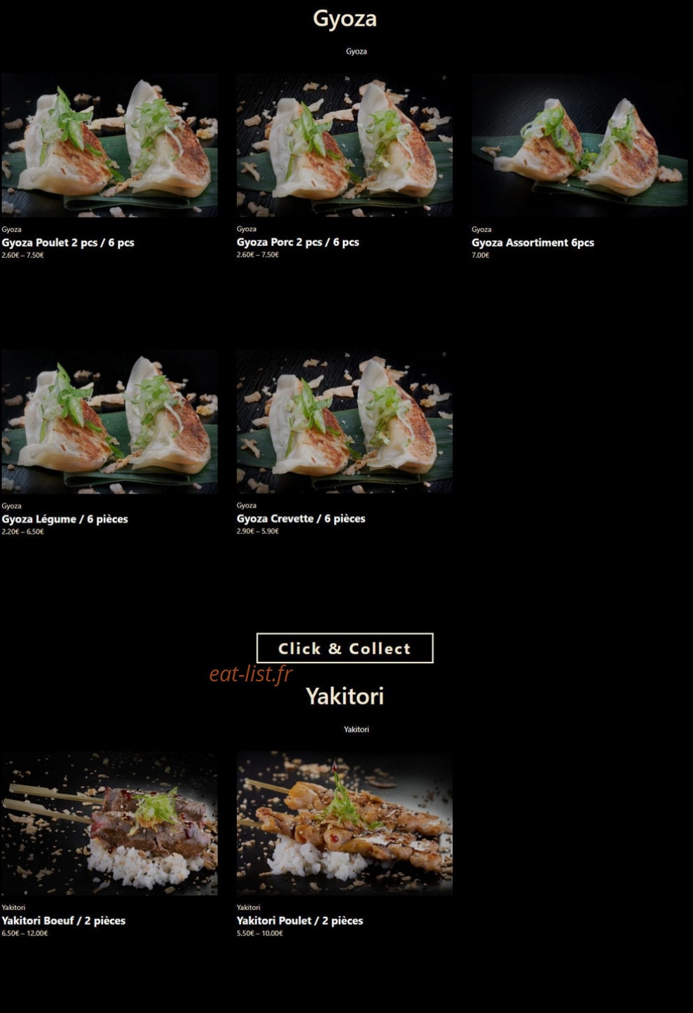 An Sushi — carte page 9
