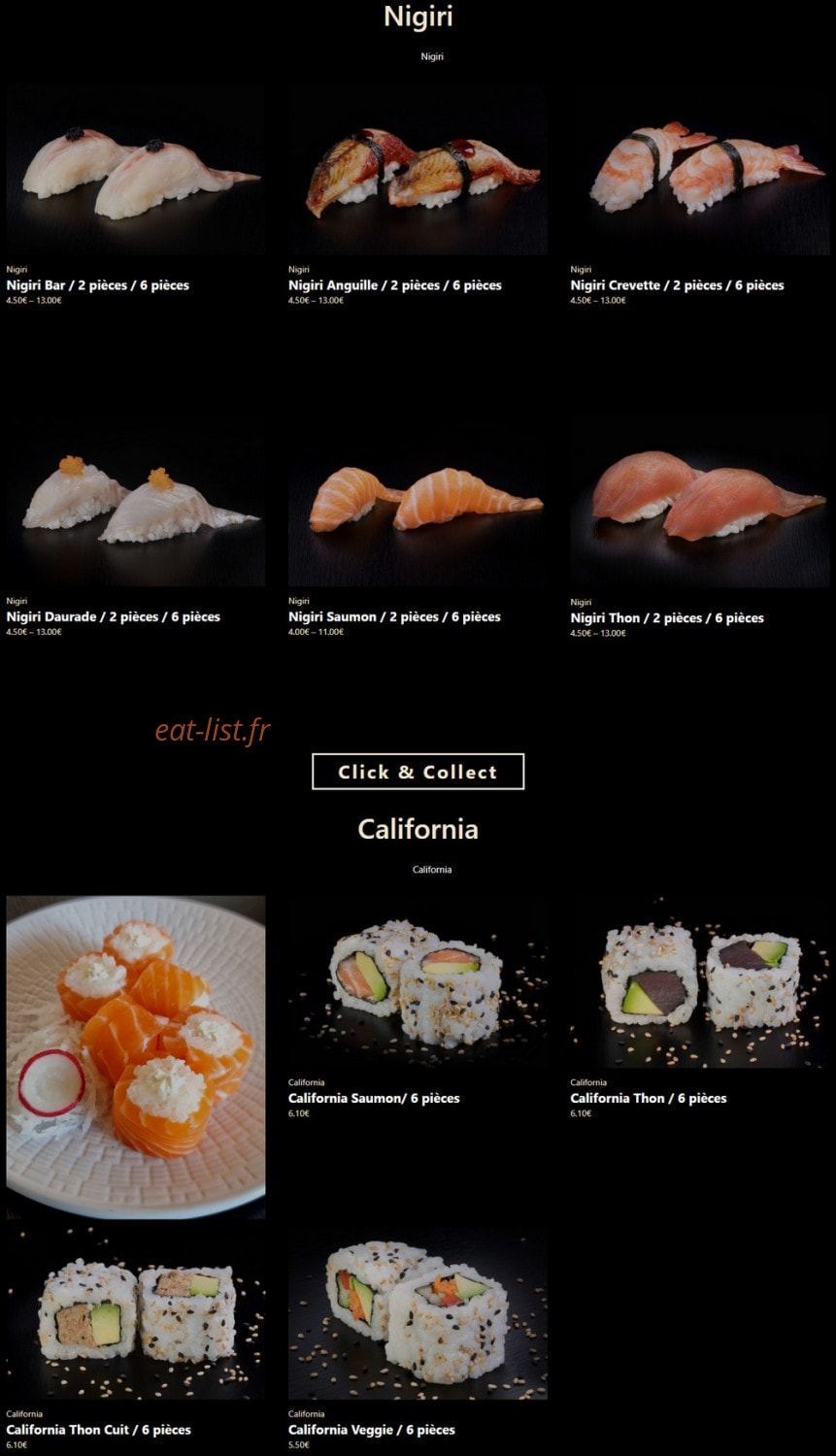 An Sushi — carte page 5