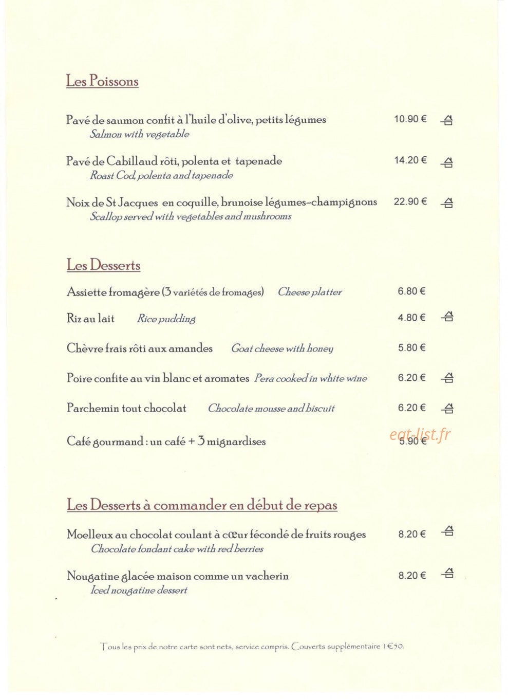 Auberges rurales et gourmandes — carte page 2