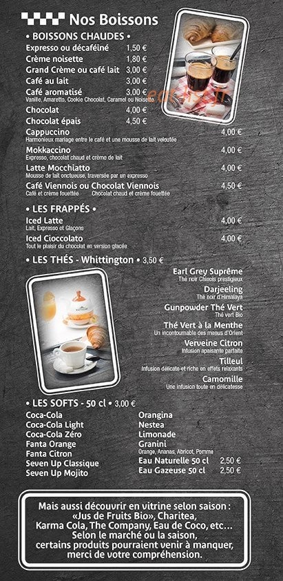 Bristol & Co — carte page 3