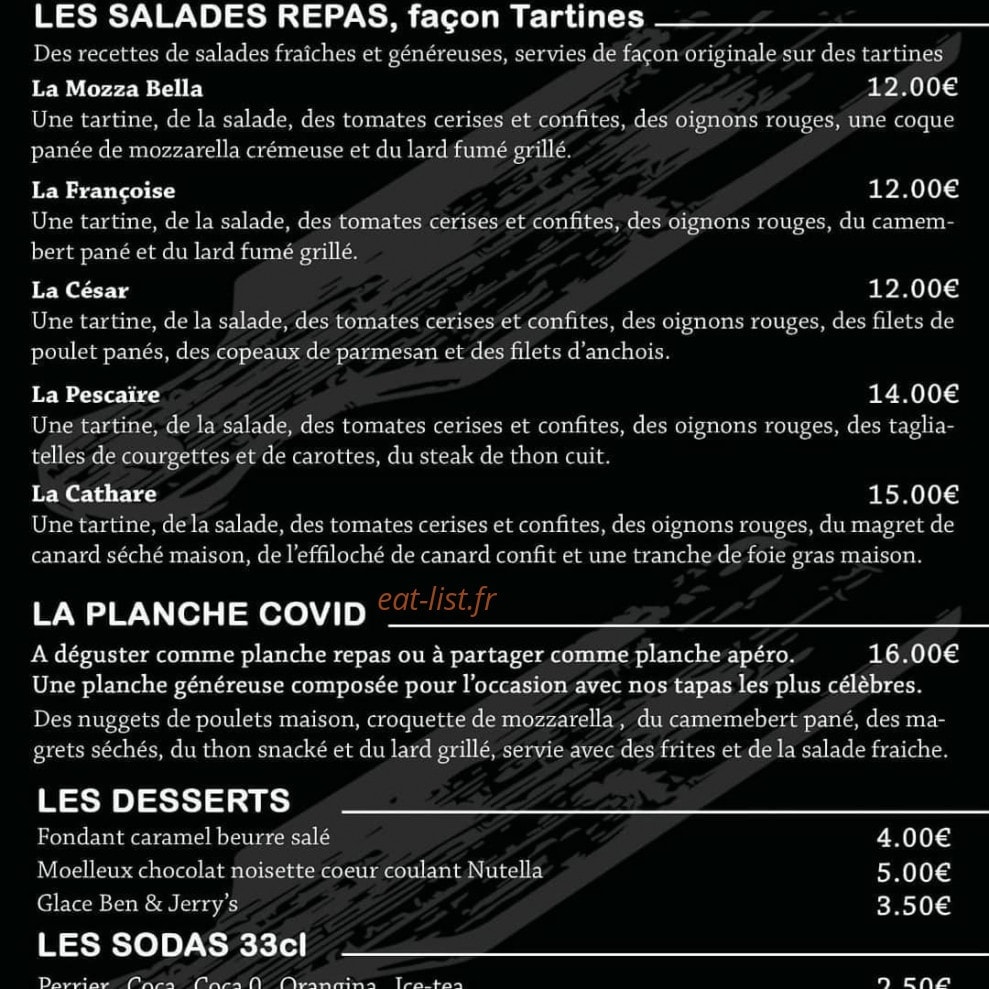 Burger et Cassolette — carte page 3
