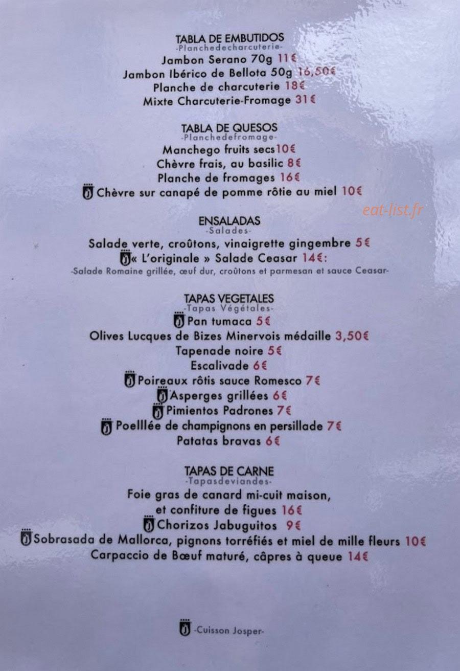 Casa Maria — carte page 1