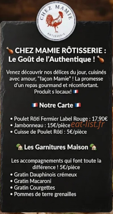 Chez mamie — carte page 1