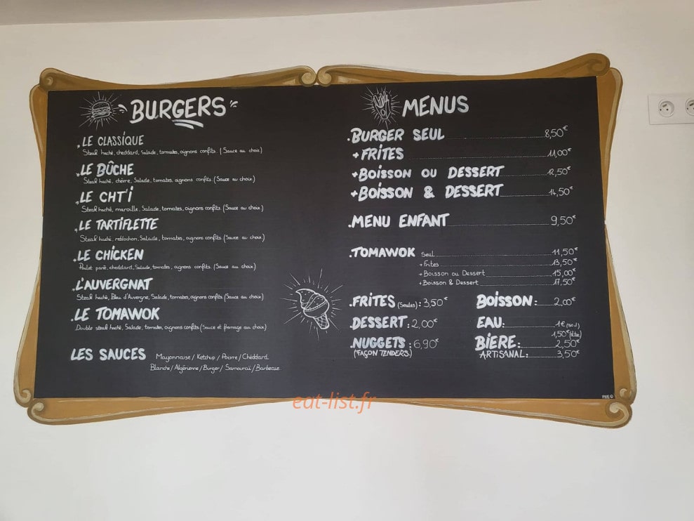 Chez Seb — carte page 1