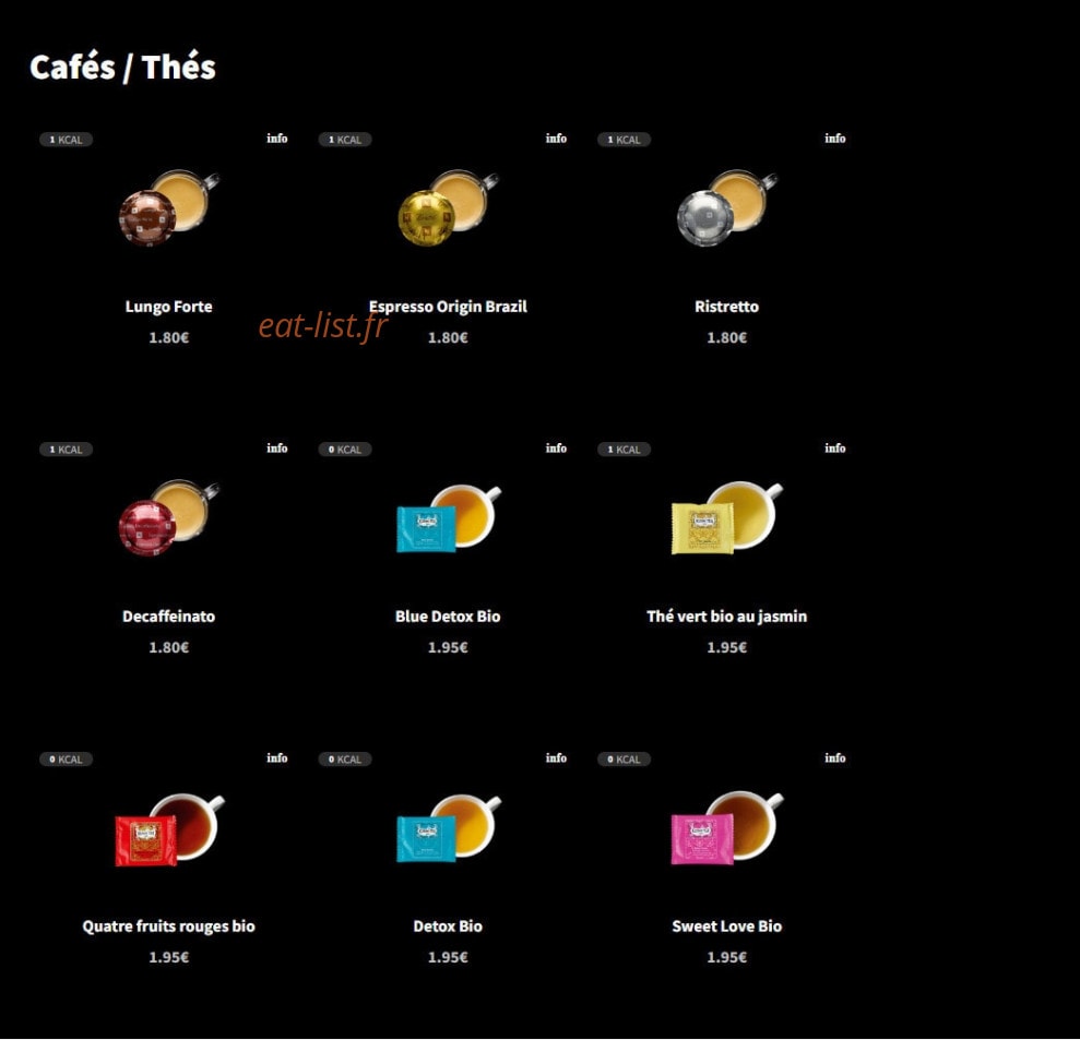 Eat Salad — carte page 16