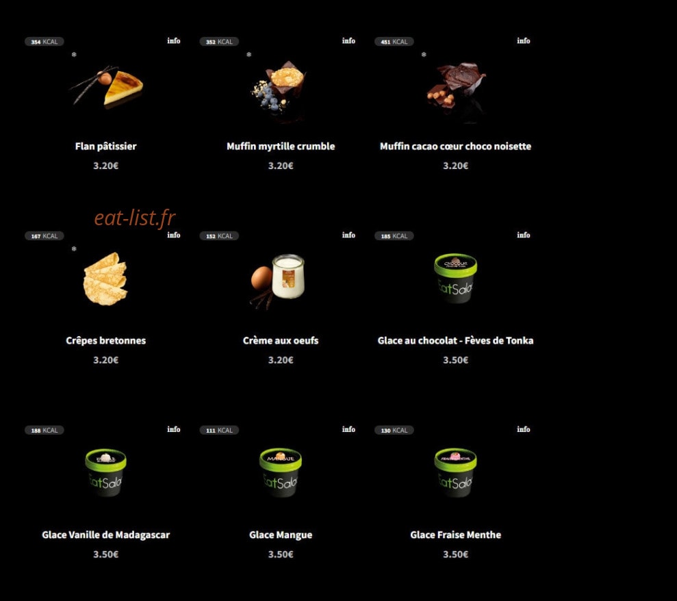 Eat Salad — carte page 11