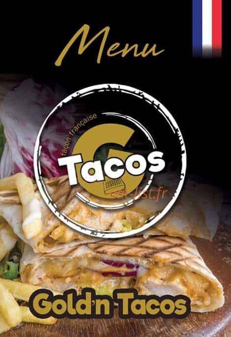 Gold'n Tacos — carte page 1