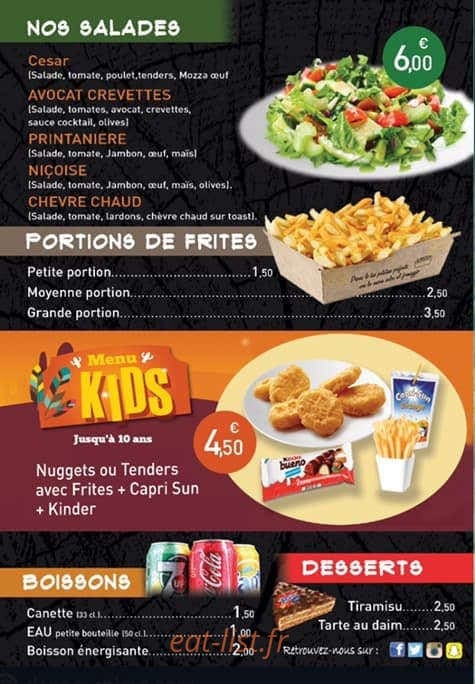 Gold'n Tacos — carte page 4