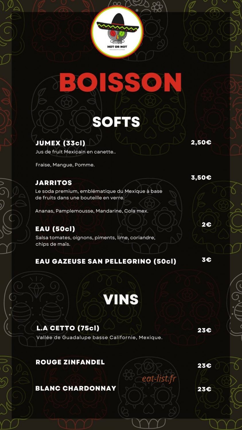 Hot or Not — carte page 5