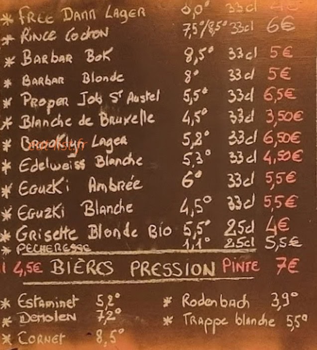 Jungle Taverne — carte page 6