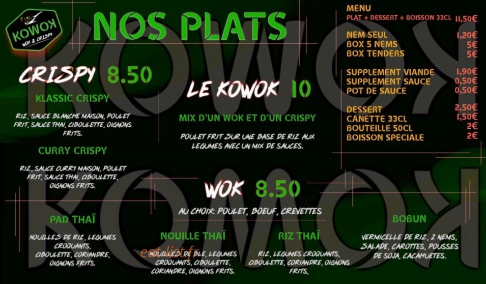 Kowok — carte page 2