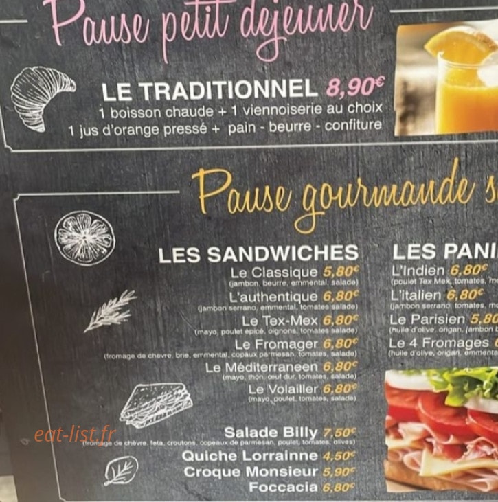 L'Aparté — carte page 1