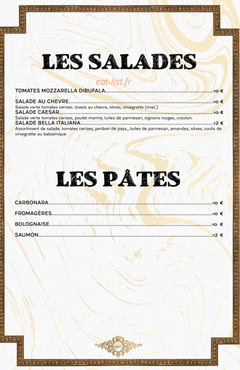 La Bella Italiana Carcassonne Menu Et Photos la-bella-italiana-carcassonne-menu-et-photos