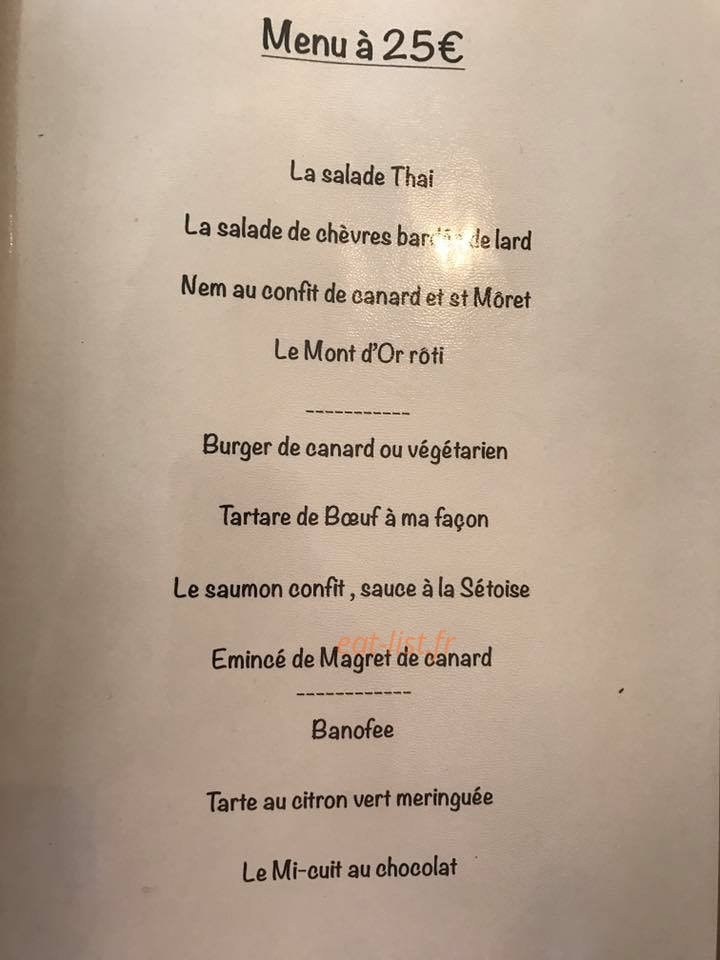 La Cantine du Saint Roch — carte page 6