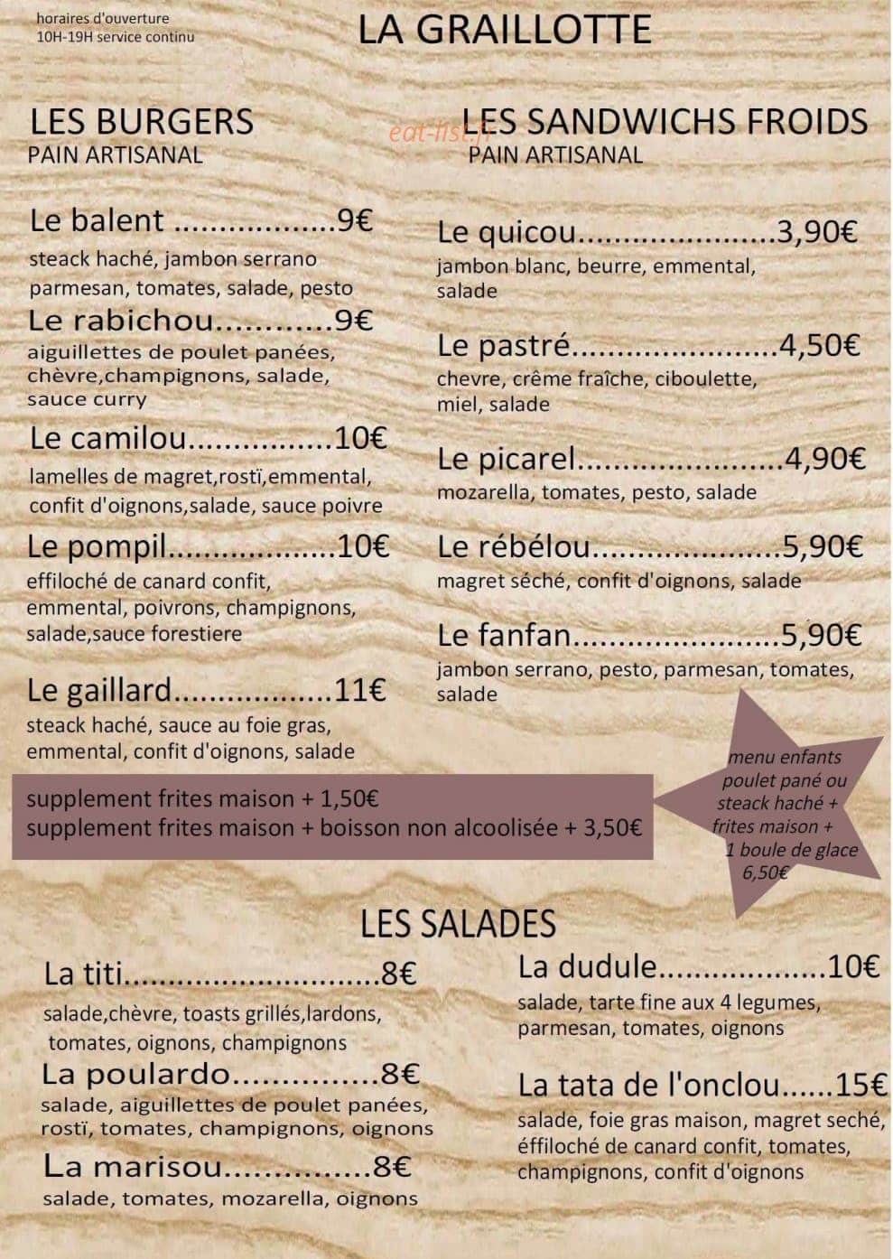 La Graillotte — carte page 1