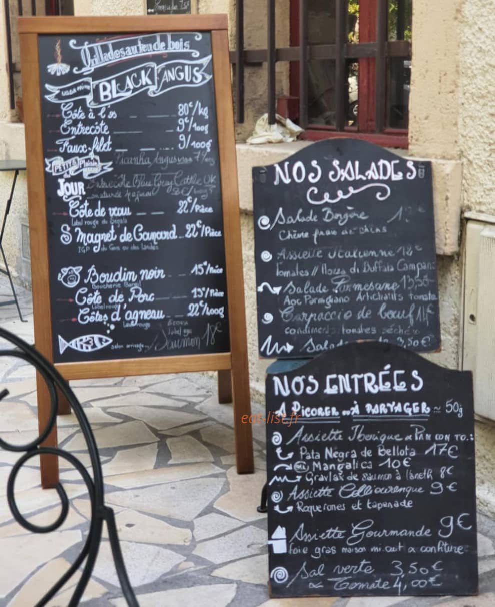 La Grande Bouffe — carte page 1