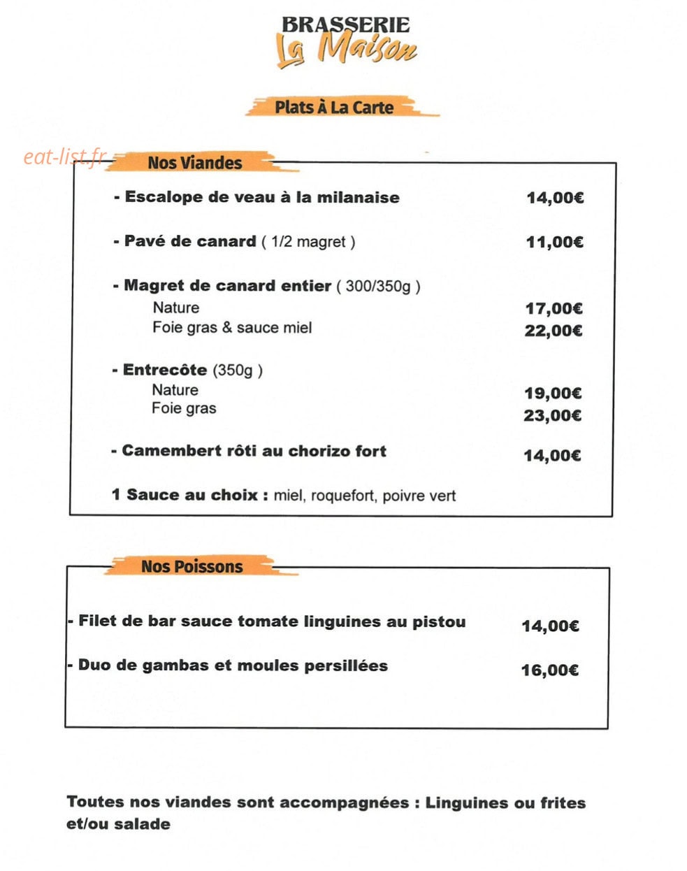 La Maison — carte page 3