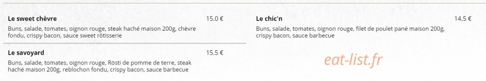 La Rôtisserie — carte page 8